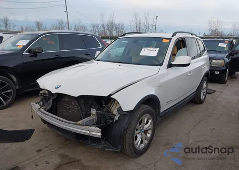 2010 BMW X3 xDrive30I z USA, uszkodzony, nr VIN WBXPC9C42AWJ36527